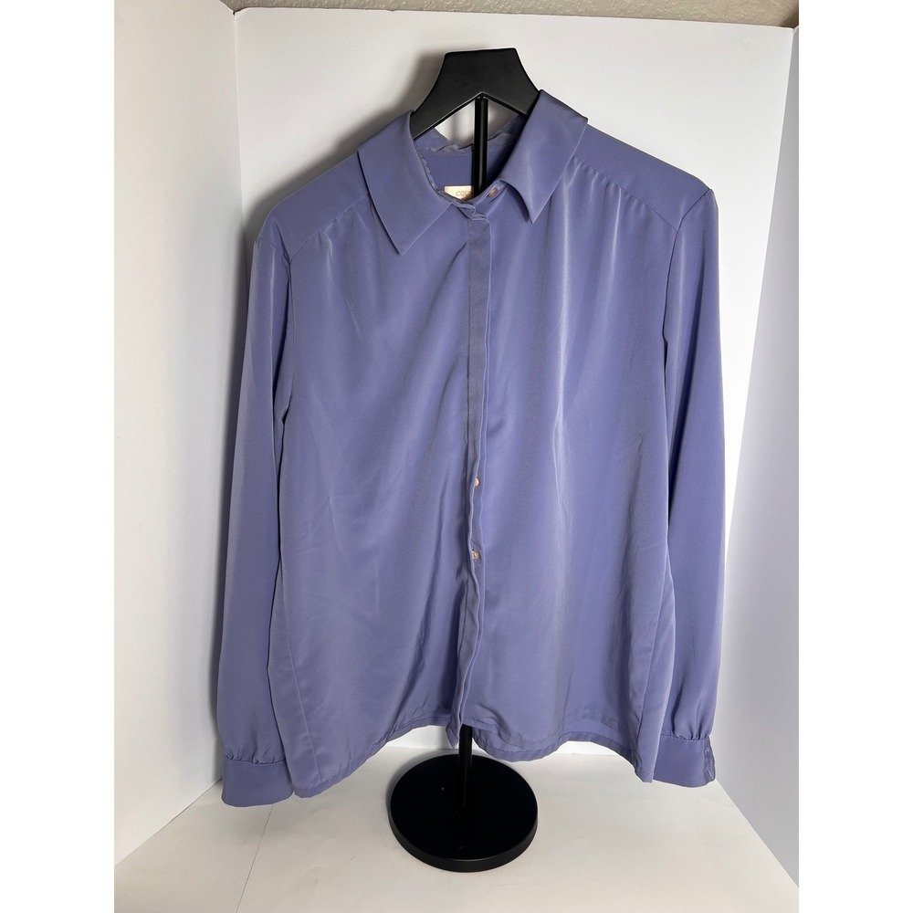 Vintage Country Sophisticates by Pendleton Periwinkle Long Sleeve Button Down